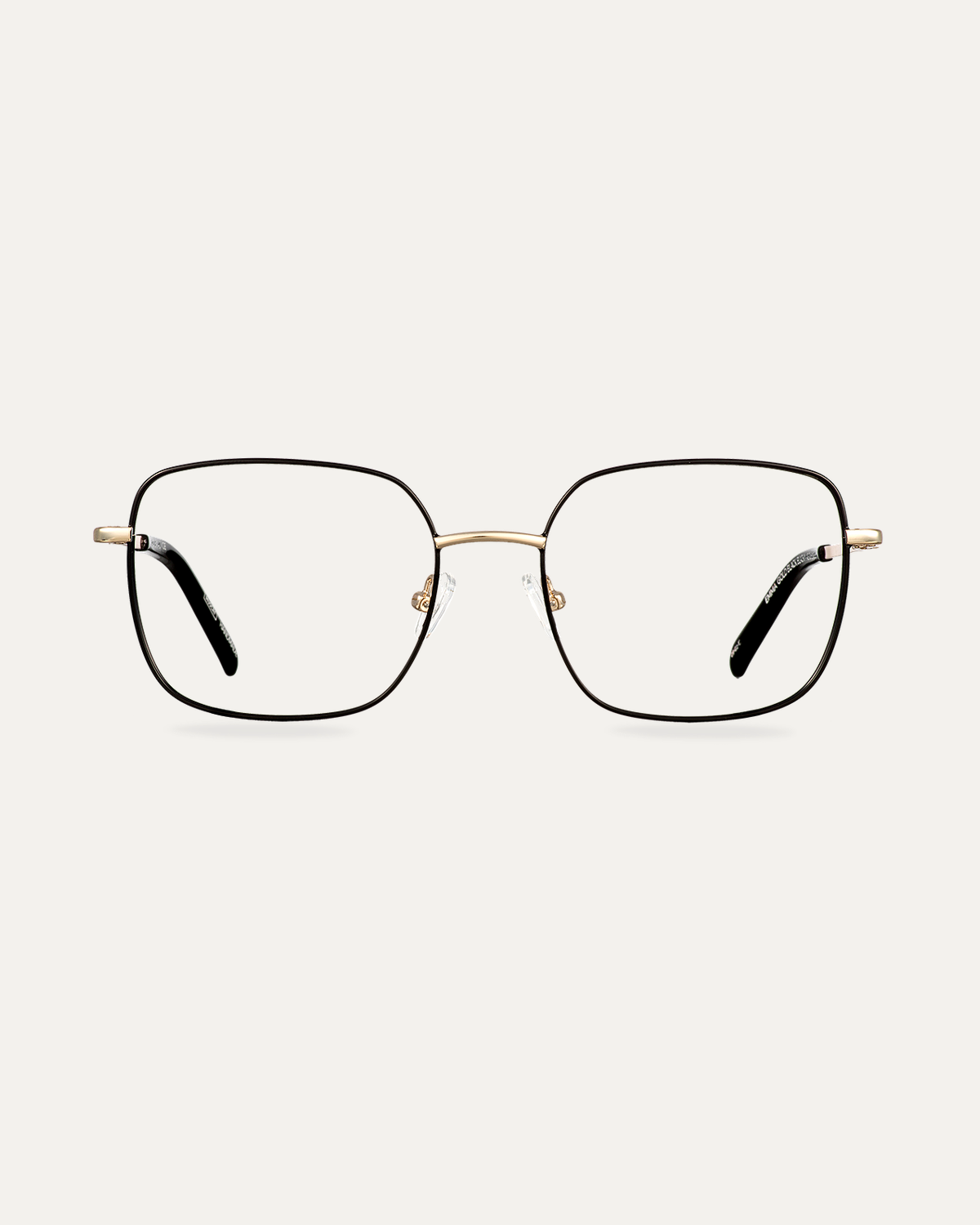 Okulary zerówki Emma Gold Black/Black Magic