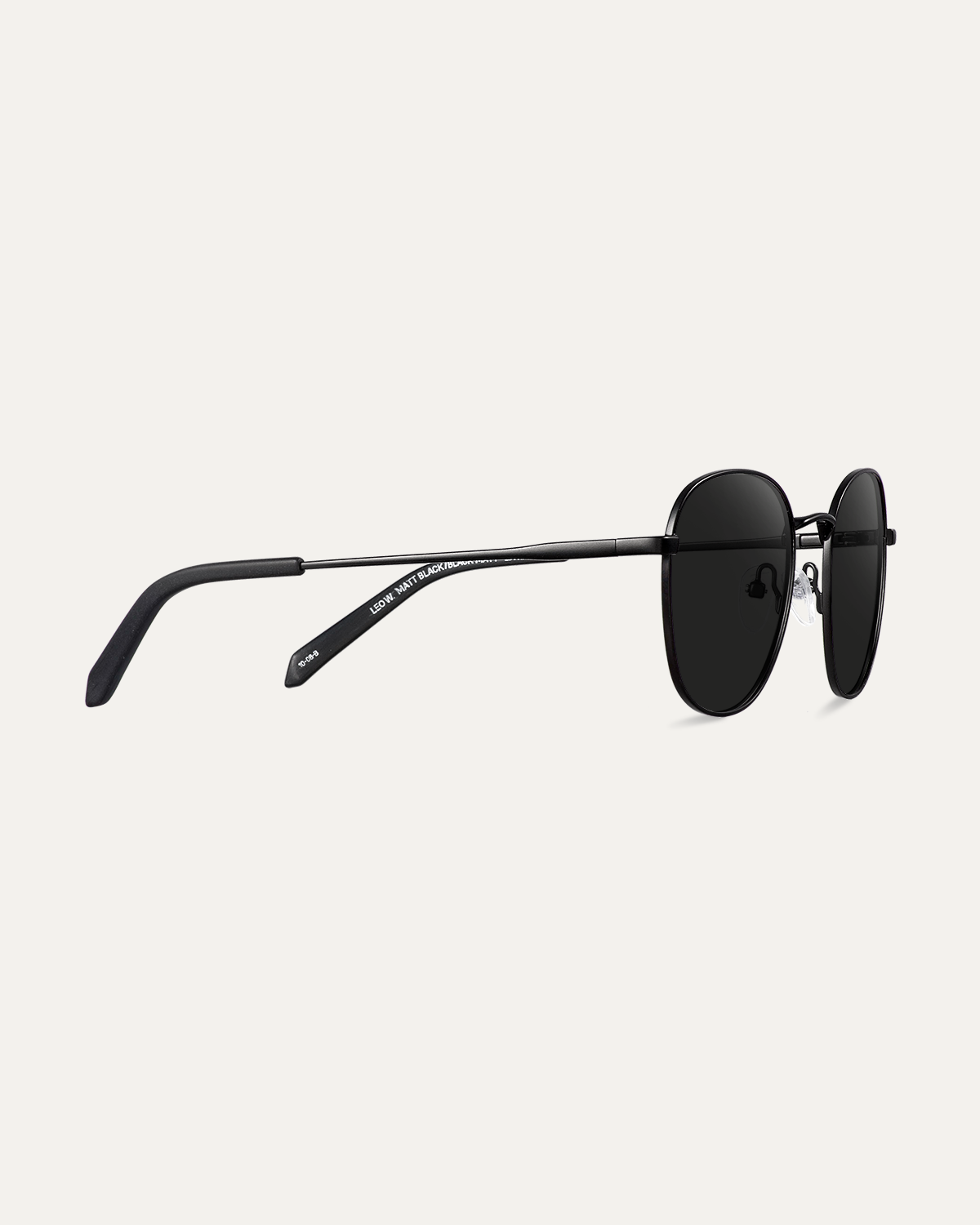 Okulary przeciwsłoneczne Leo Wide Matt Black/Black Matt