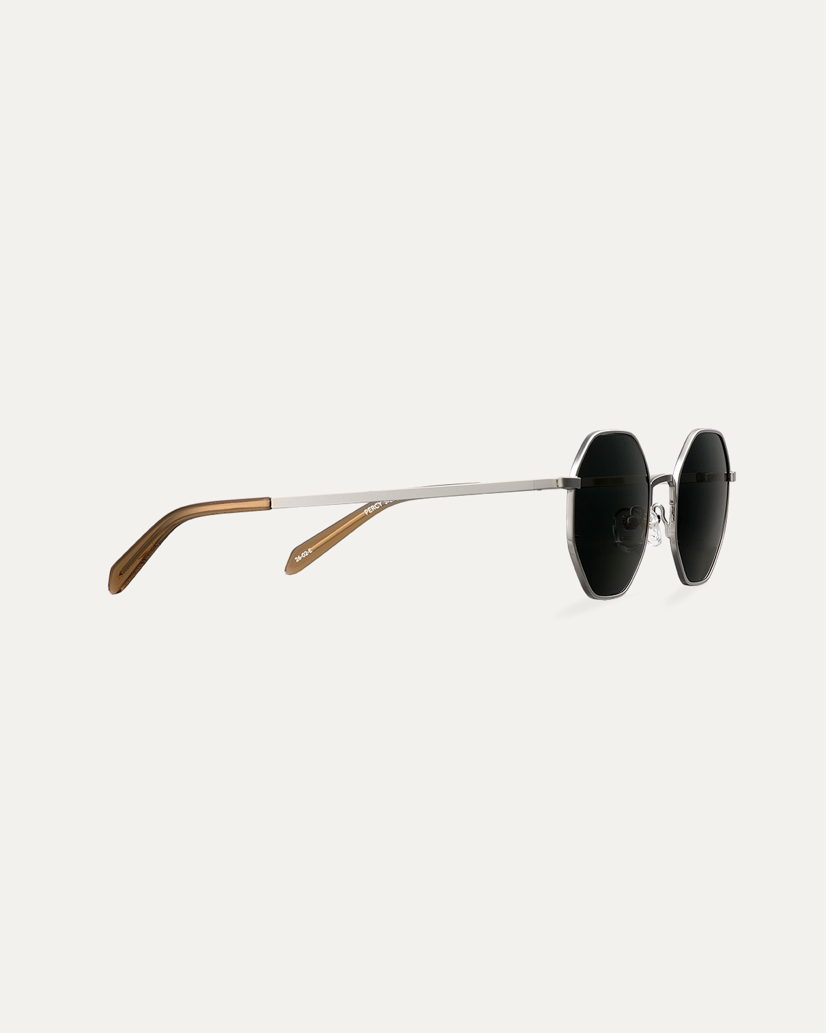 Okulary przeciwsłoneczne Percy Silver/Black Tea
