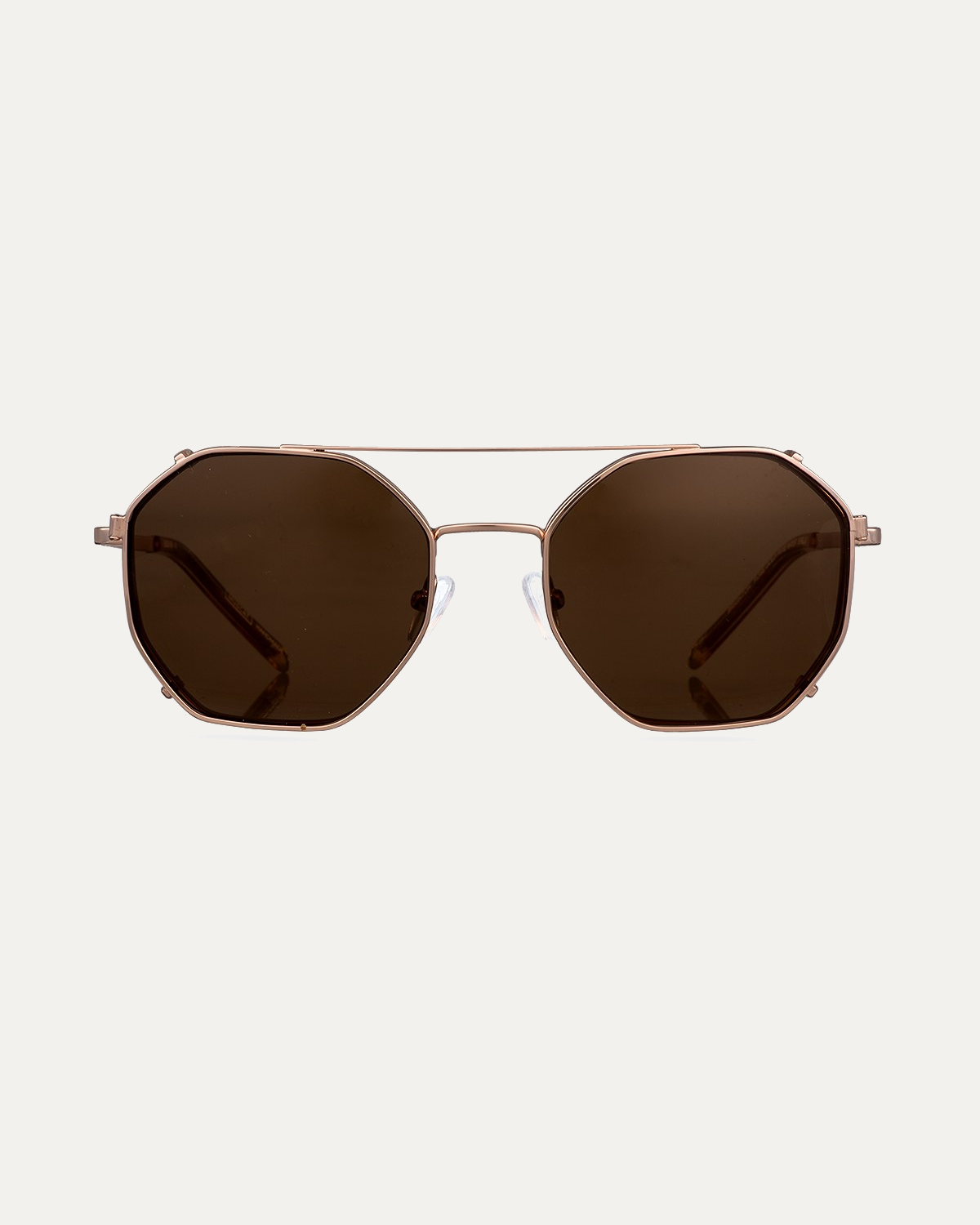 Clip on Sun Brighton Rose Gold/Brown