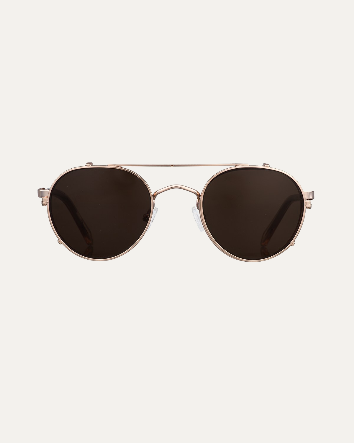 Clip on Sun Frank Rose Gold/Brown
