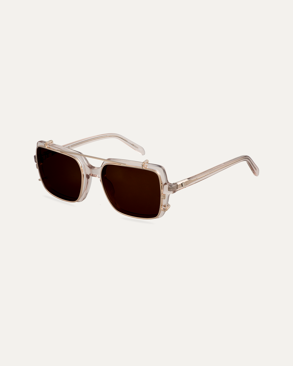 Clip on Sun Hunter Gold/Brown