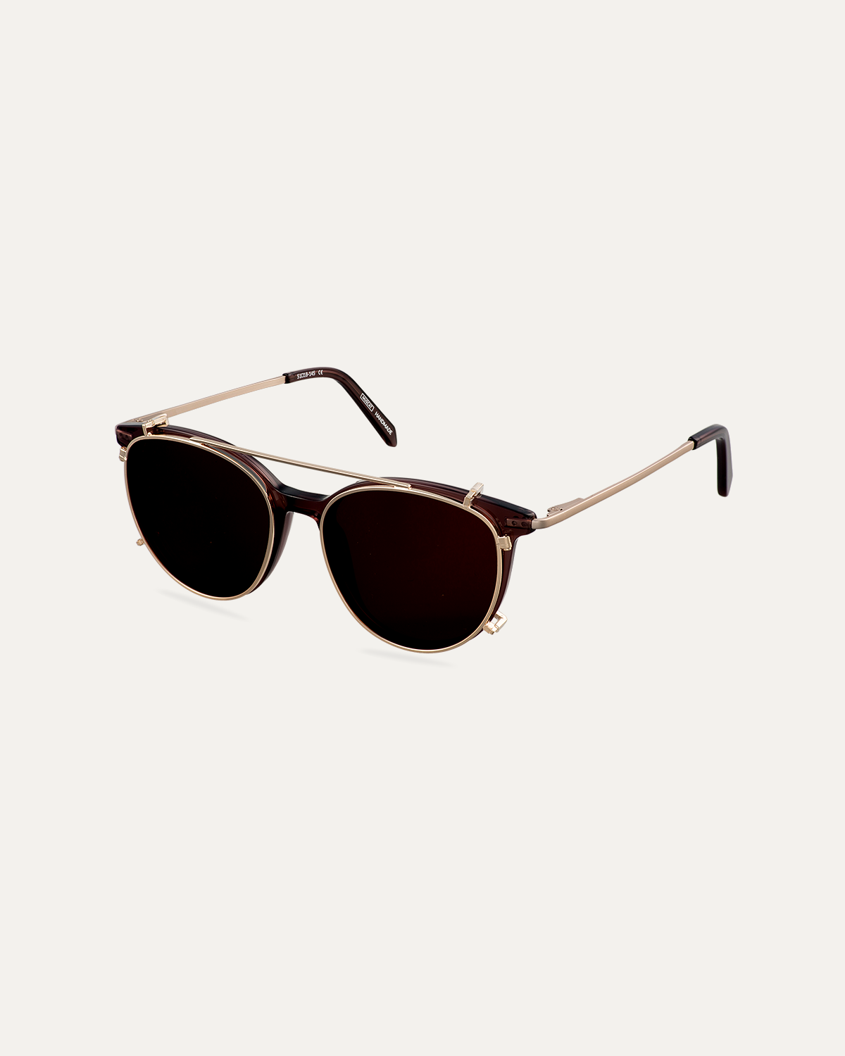 Clip on Sun Olivia Satin Gold/Brown