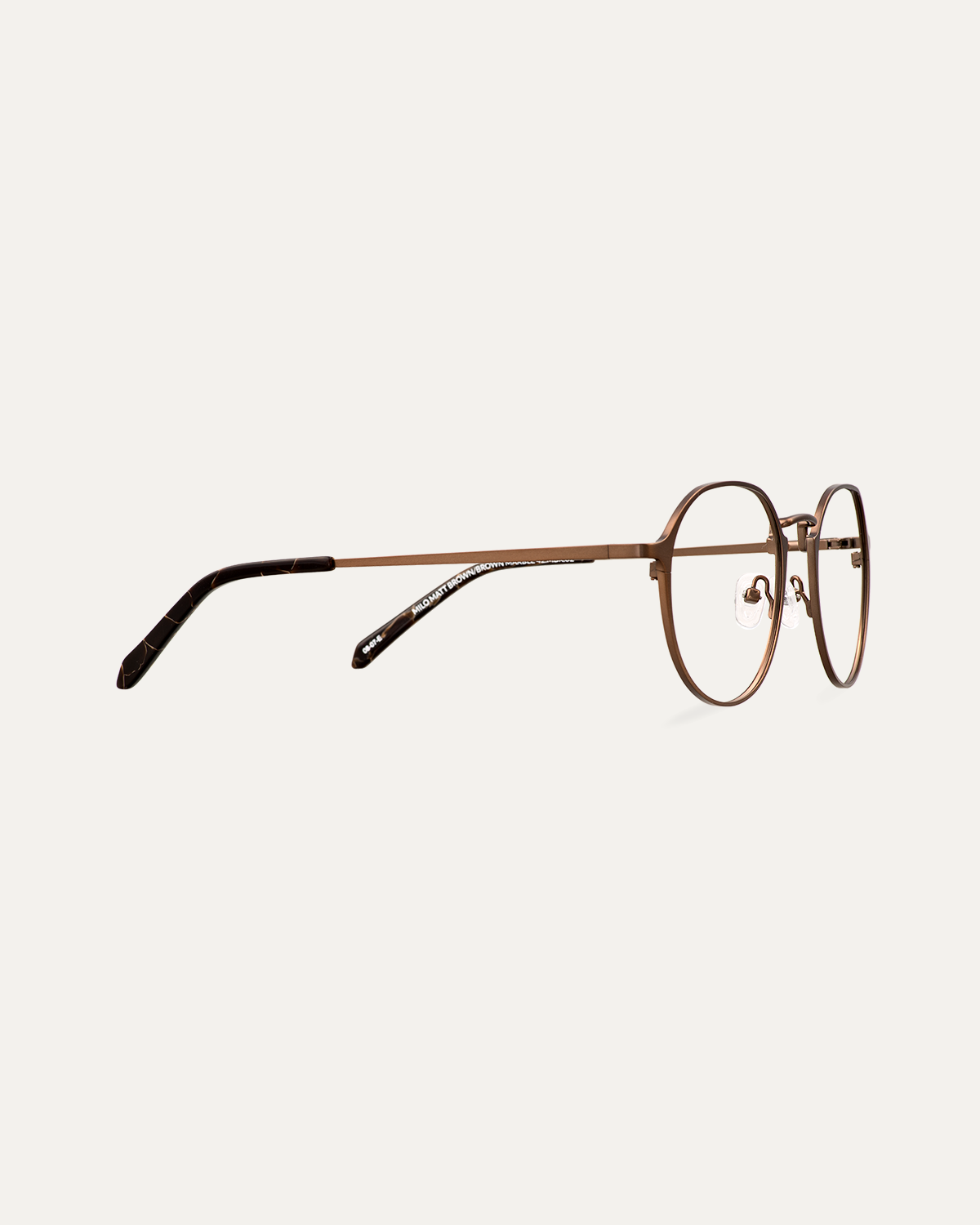 Okulary do komputera Milo Matt Brown/Brown Marble