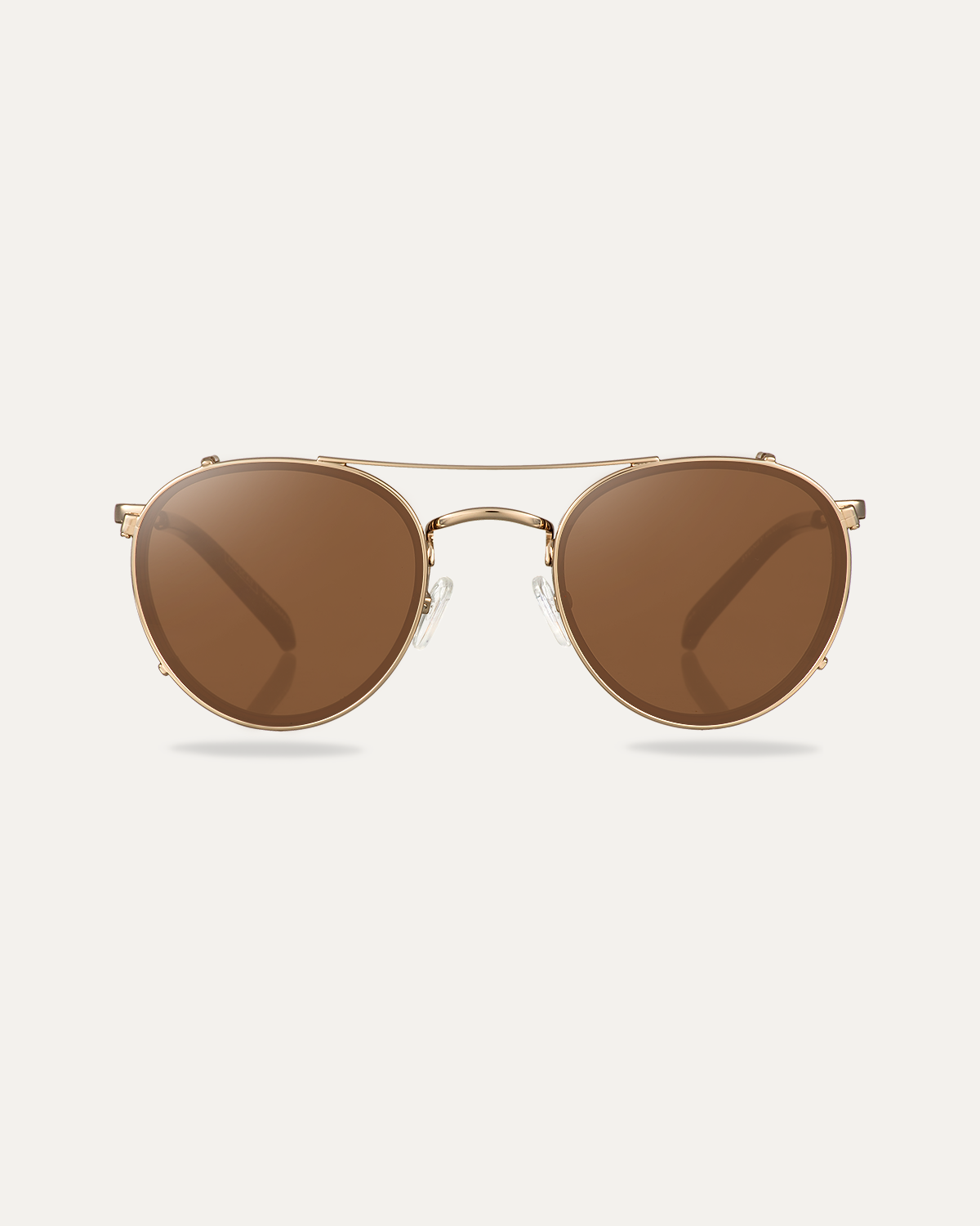 Clip on Sun Sydney Gold/Brown