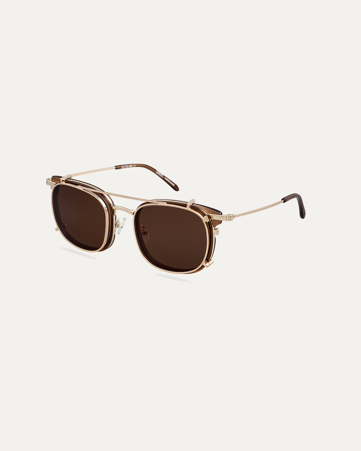 Clip on Sun George Gold/Brown