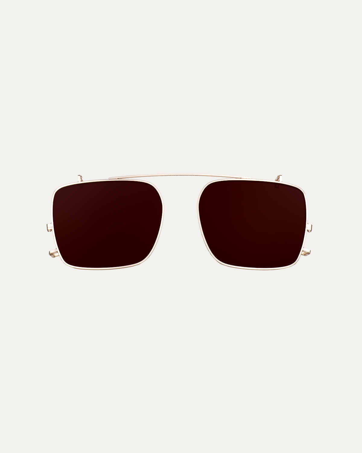 Clip on Sun Hunter Gold/Brown