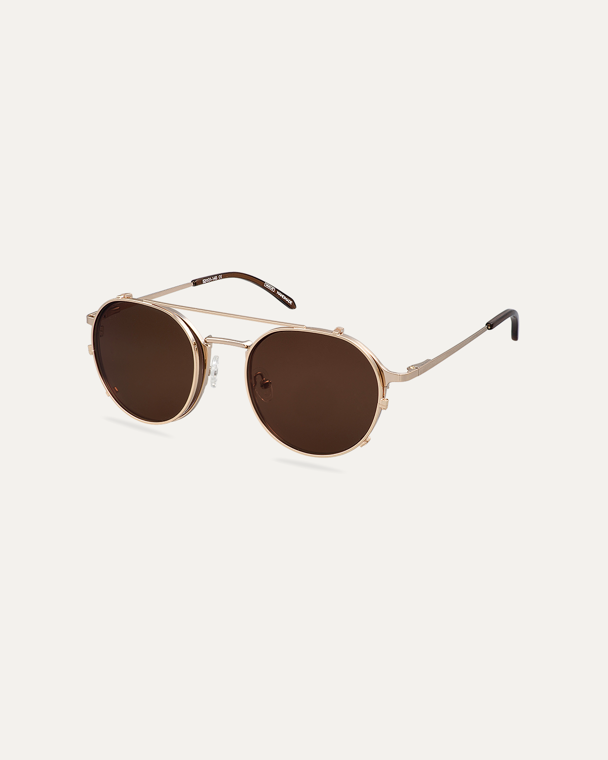 Clip on Sun Milo Gold/Brown