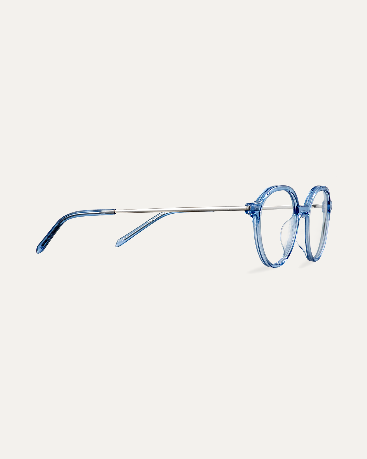 Okulary zerówki Tracy Satin Silver/Cool Water