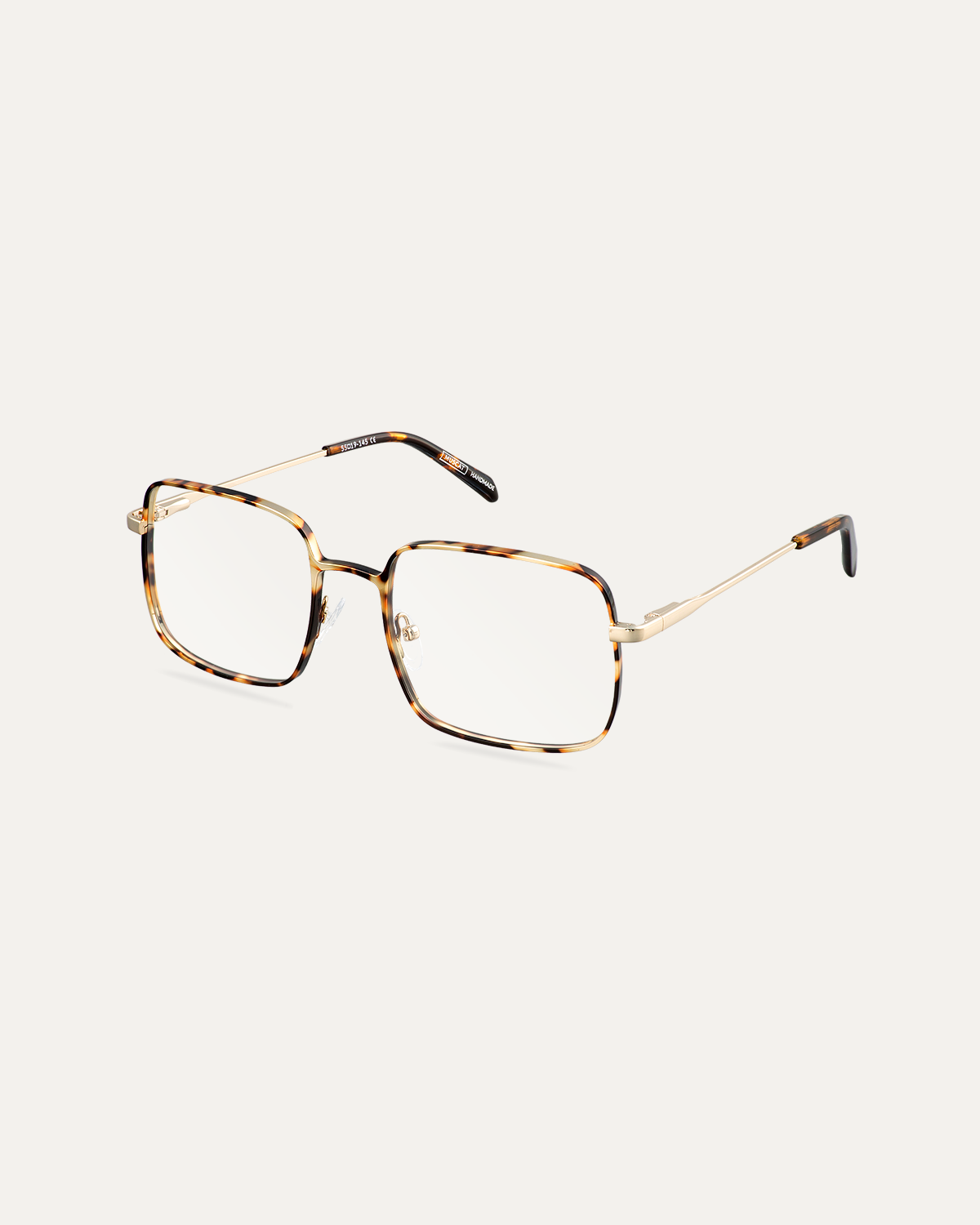 Okulary zerówki Ezra Gold Havana/Dark Havana