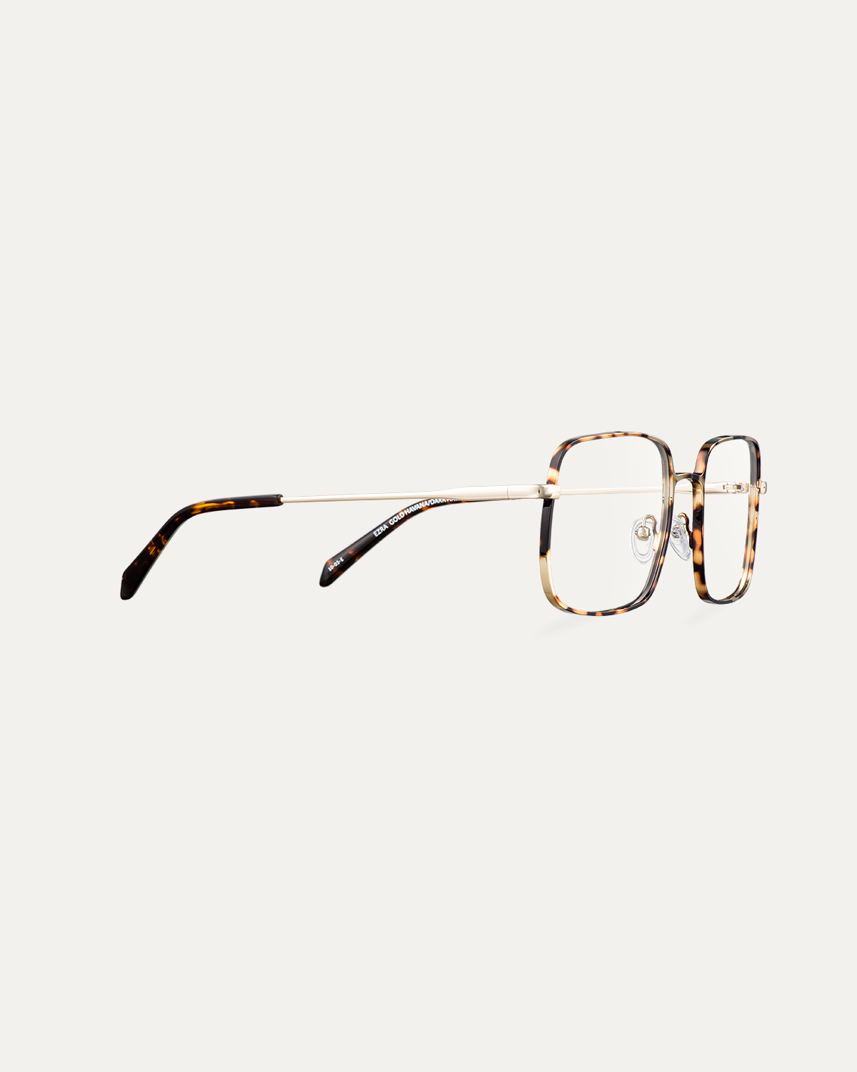 Okulary zerówki Ezra Gold Havana/Dark Havana