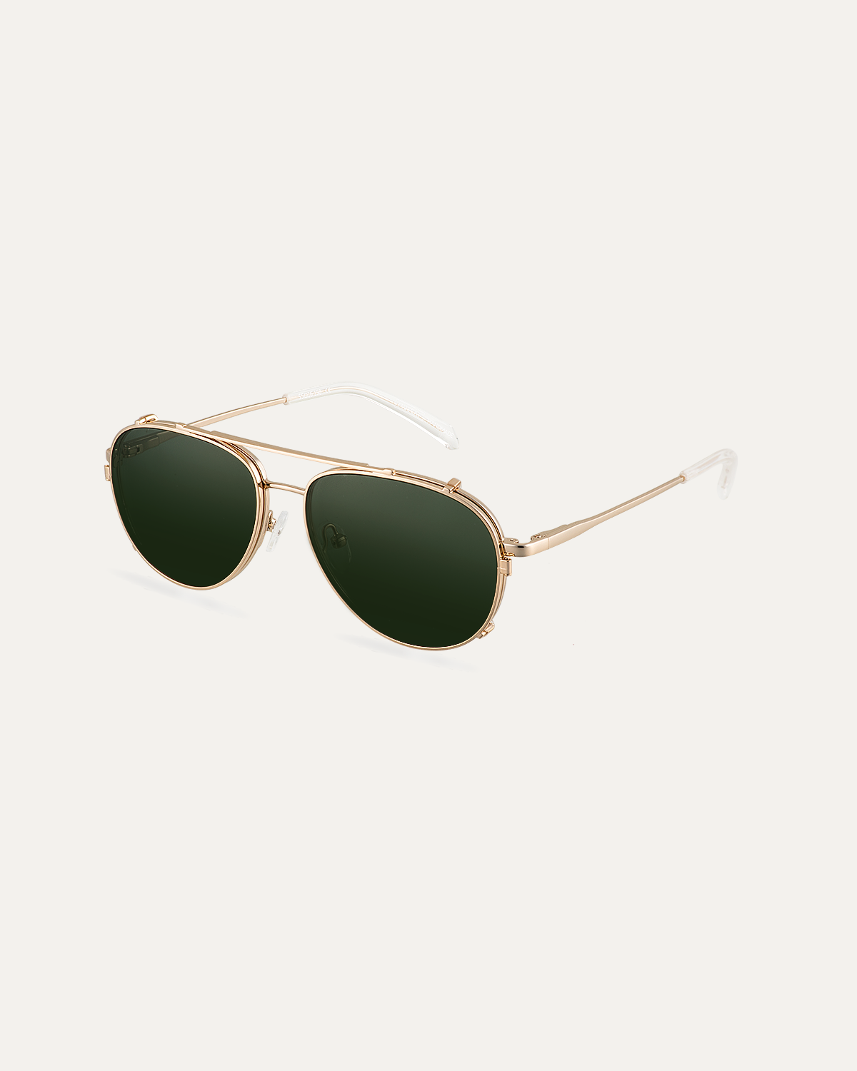 Clip on Sun Cooper Gold/Green