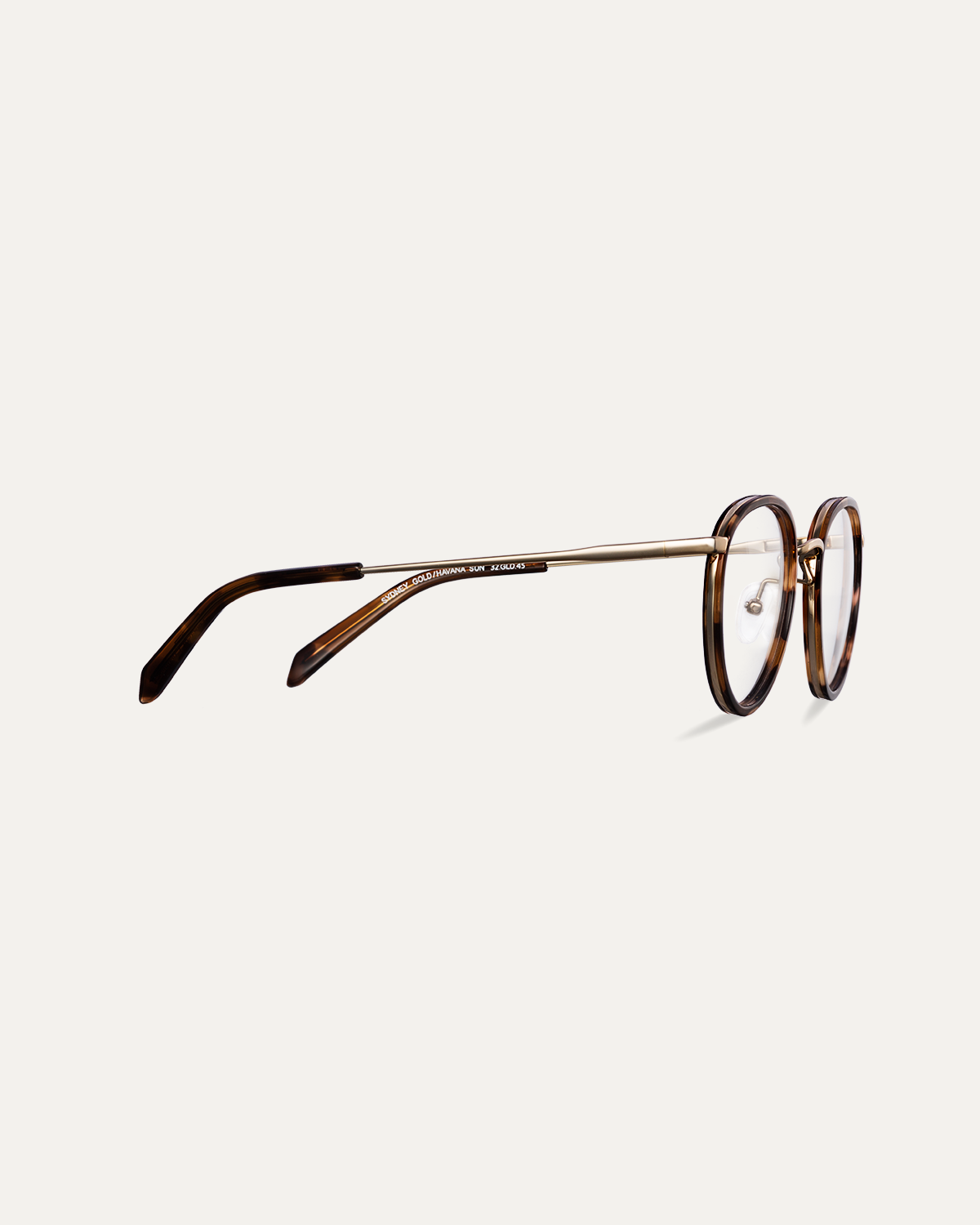 Okulary zerówki Sydney Gold/Havana Sun