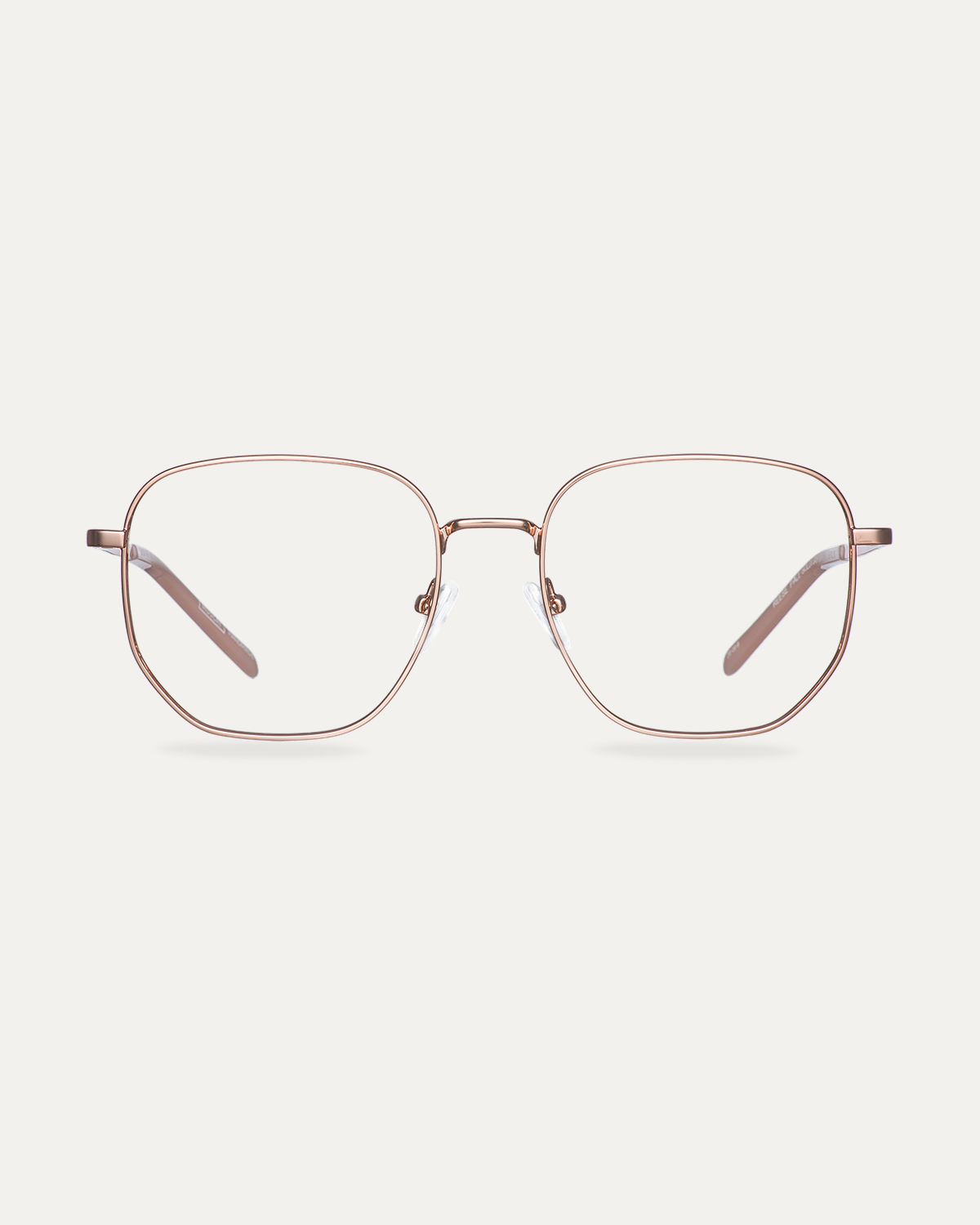 Okulary zerówki Reese Pale Gold/Jaipur Pink