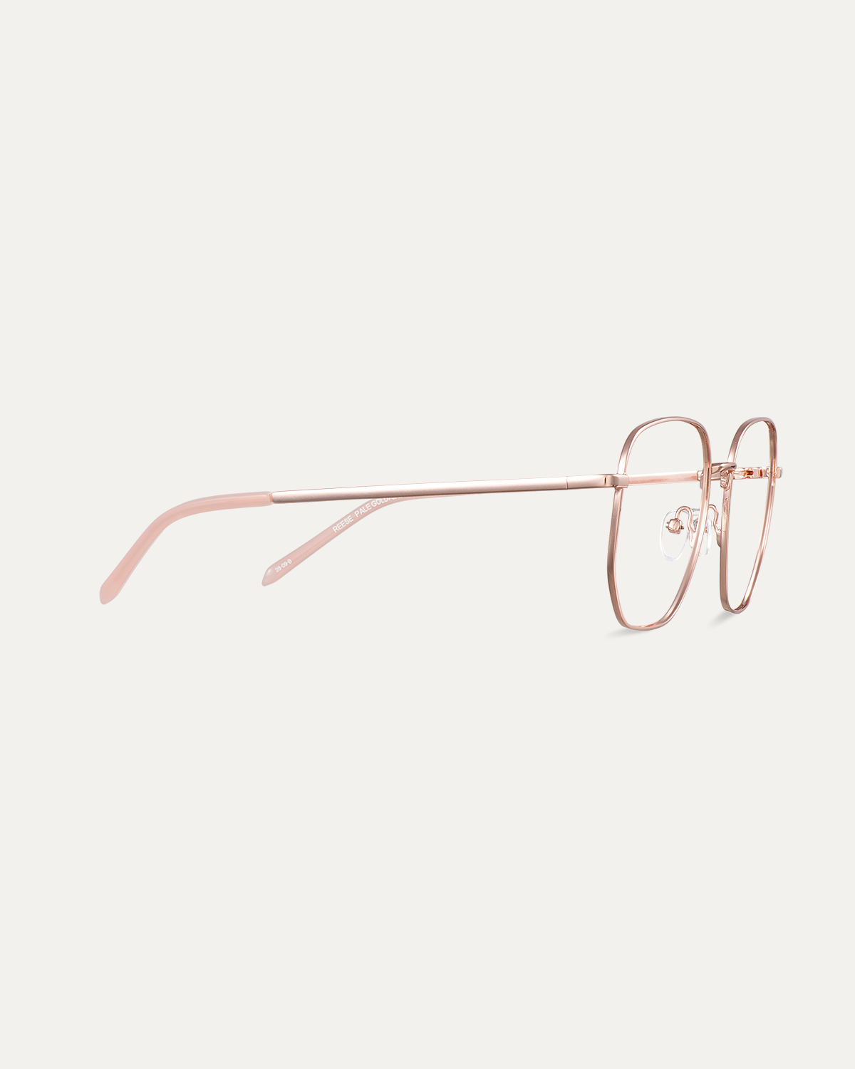 Okulary zerówki Reese Pale Gold/Jaipur Pink