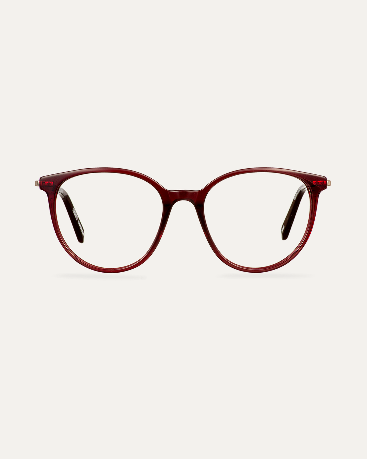 Okulary korekcyjne Olivia Gold/Burgundy