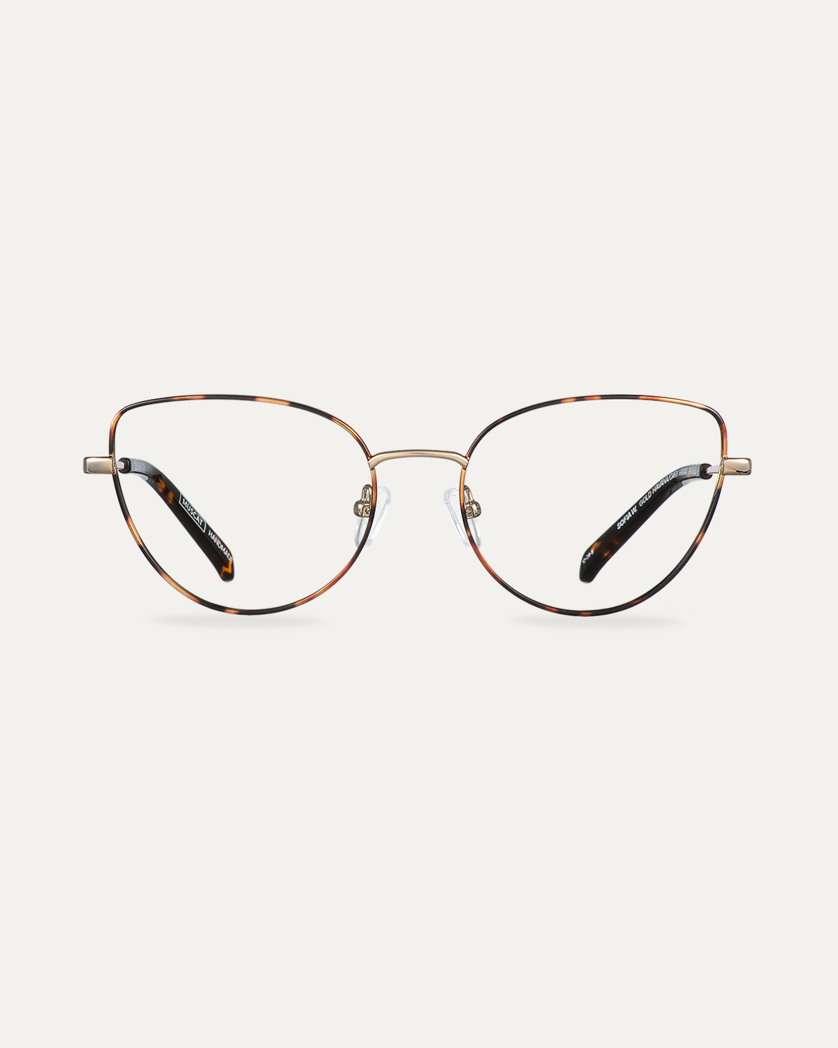 Okulary korekcyjne Sofia Wide Gold Havana/Dark Havana