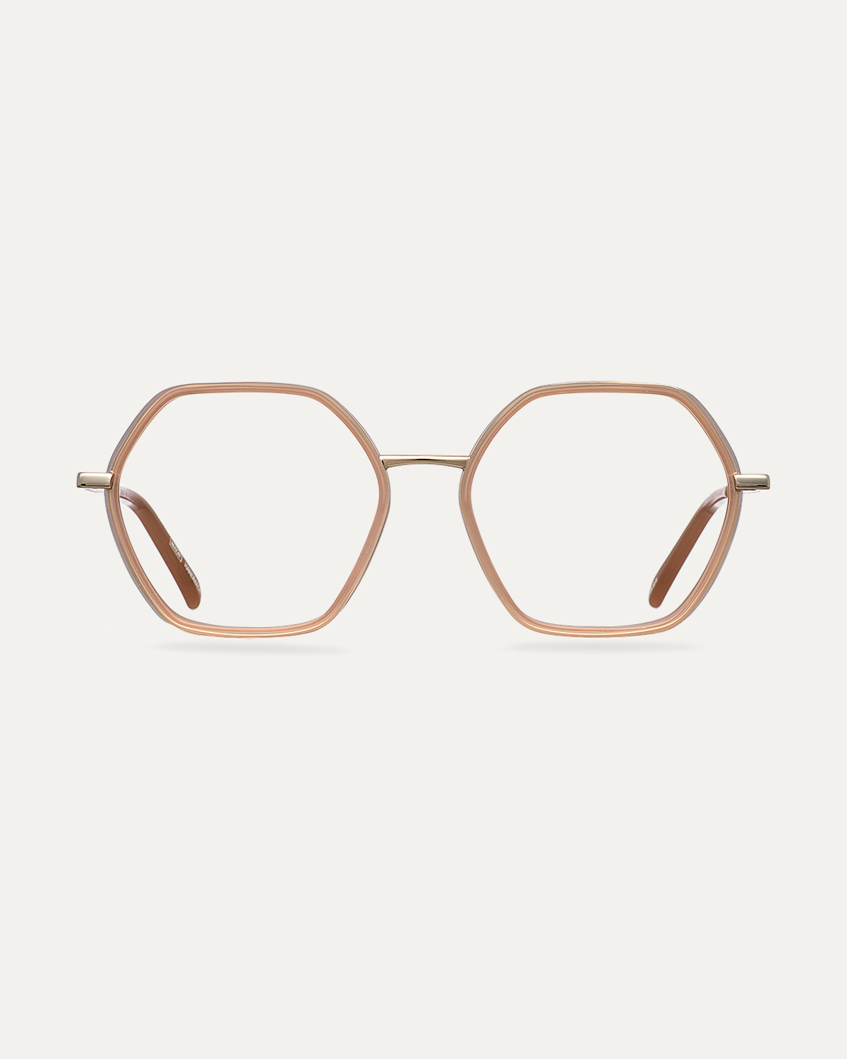 Okulary korekcyjne June Gold/Sand