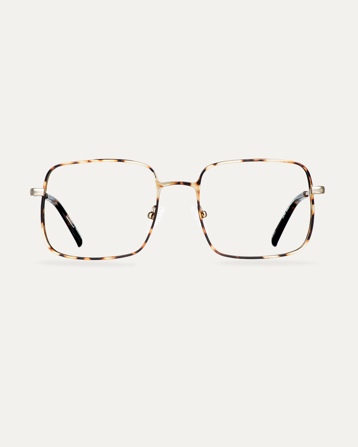 Okulary zerówki Ezra Gold Havana/Dark Havana