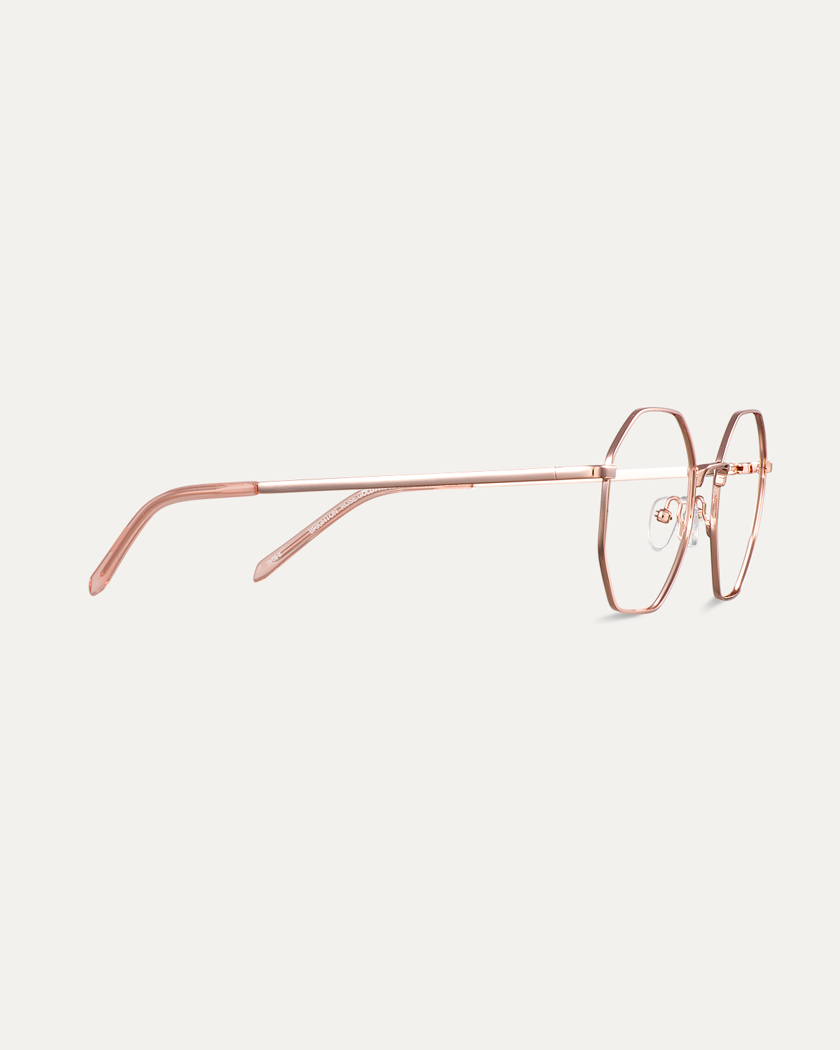Okulary zerówki Brighton Rose Gold/Rose Water