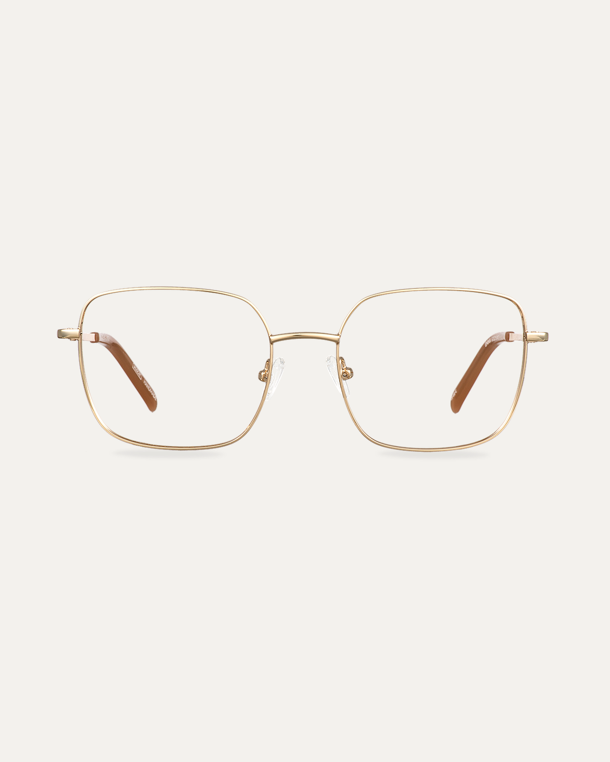 Okulary zerówki Emma Gold/Sand