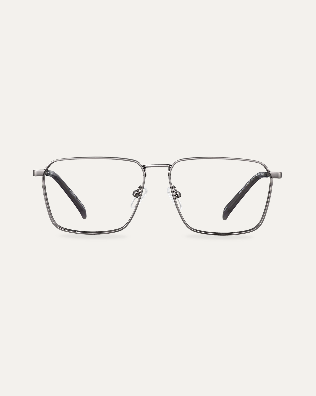 Okulary zerówki Bruce Satin Gunmetal/Smoke