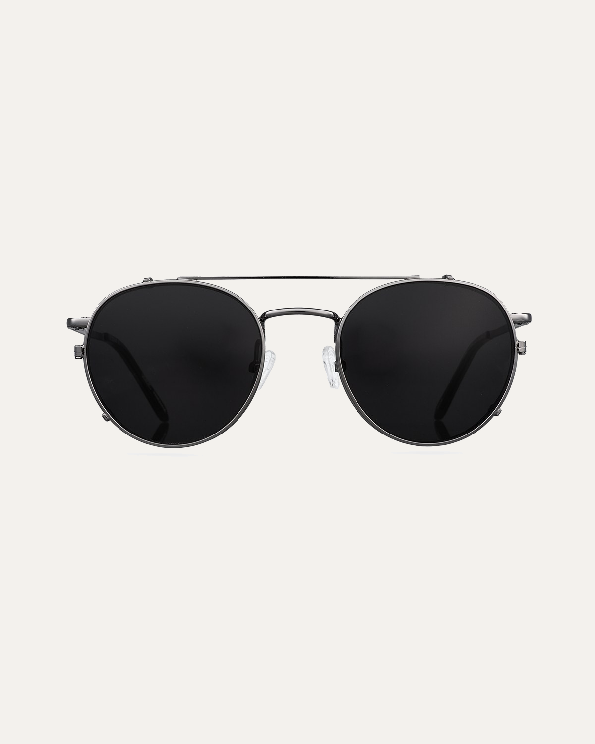 Clip on Sun Janis Gunmetal/Smoke