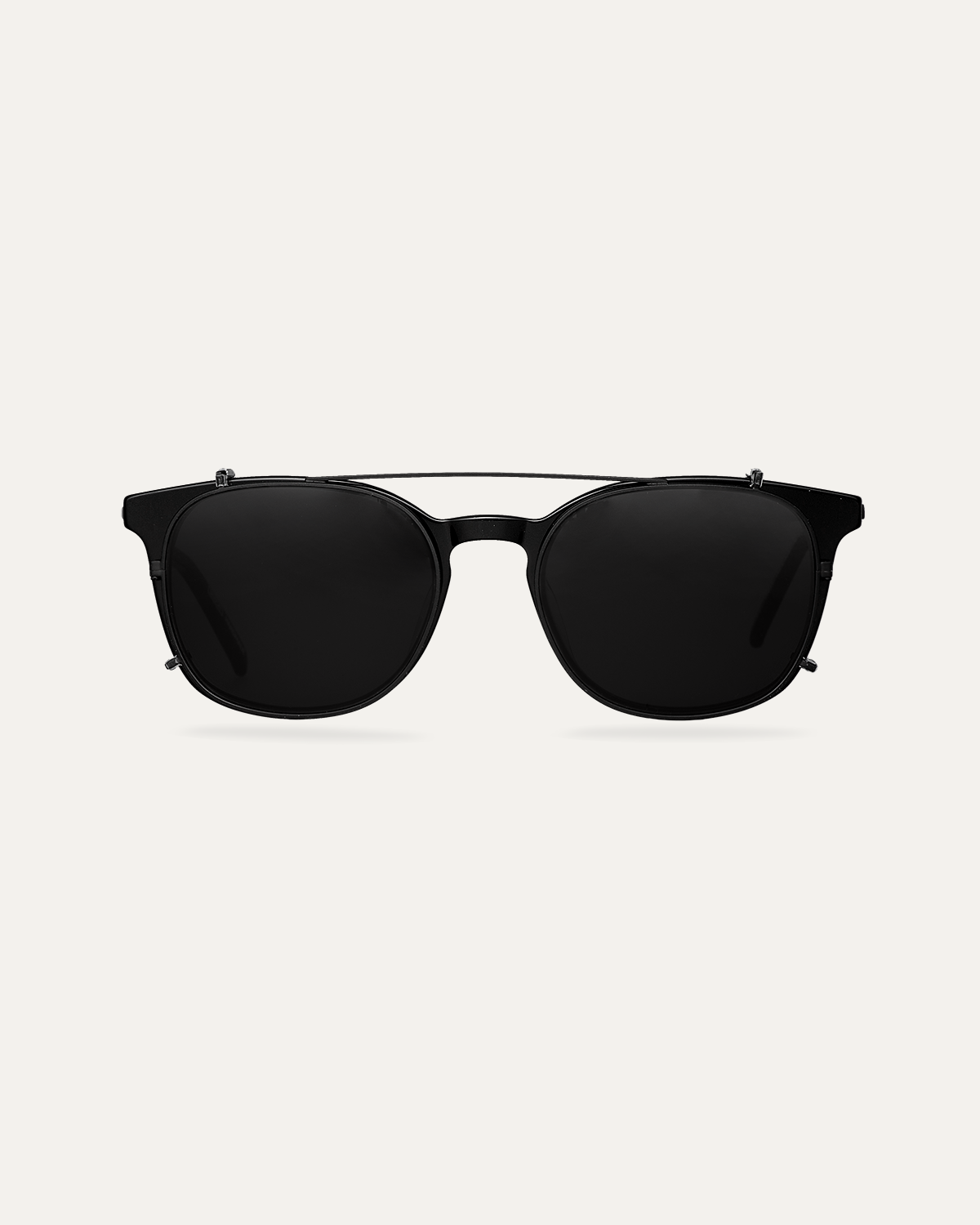 Clip on Sun Grant Wide Matt Black/Smoke