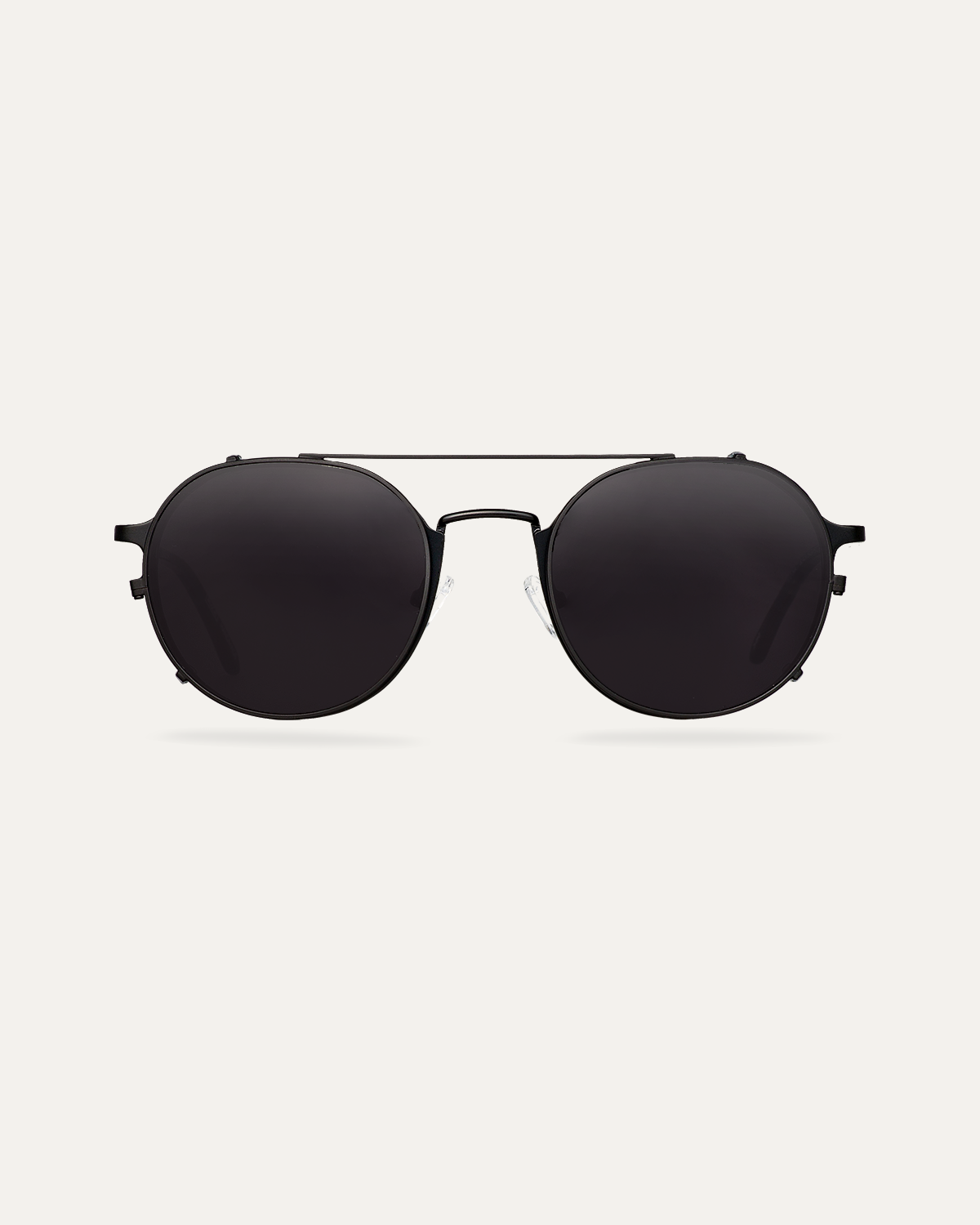 Clip on Sun Milo Matt Black/Smoke