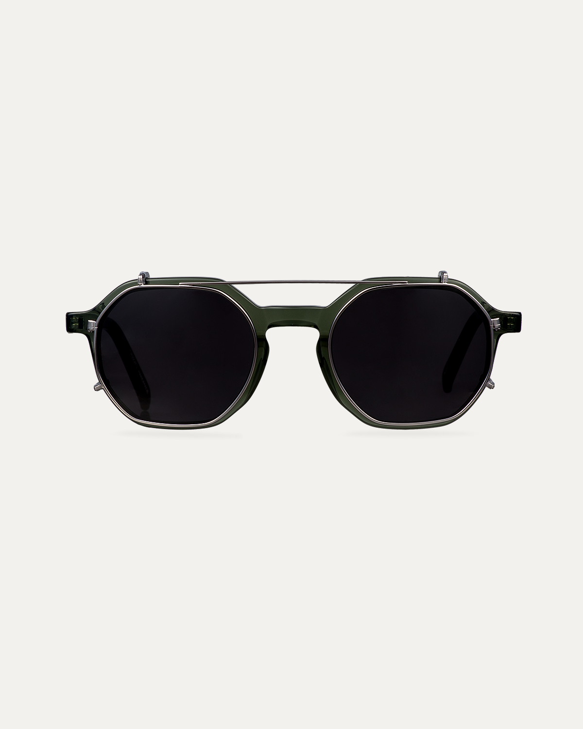 Clip on Sun Taylor Gunmetal/Smoke