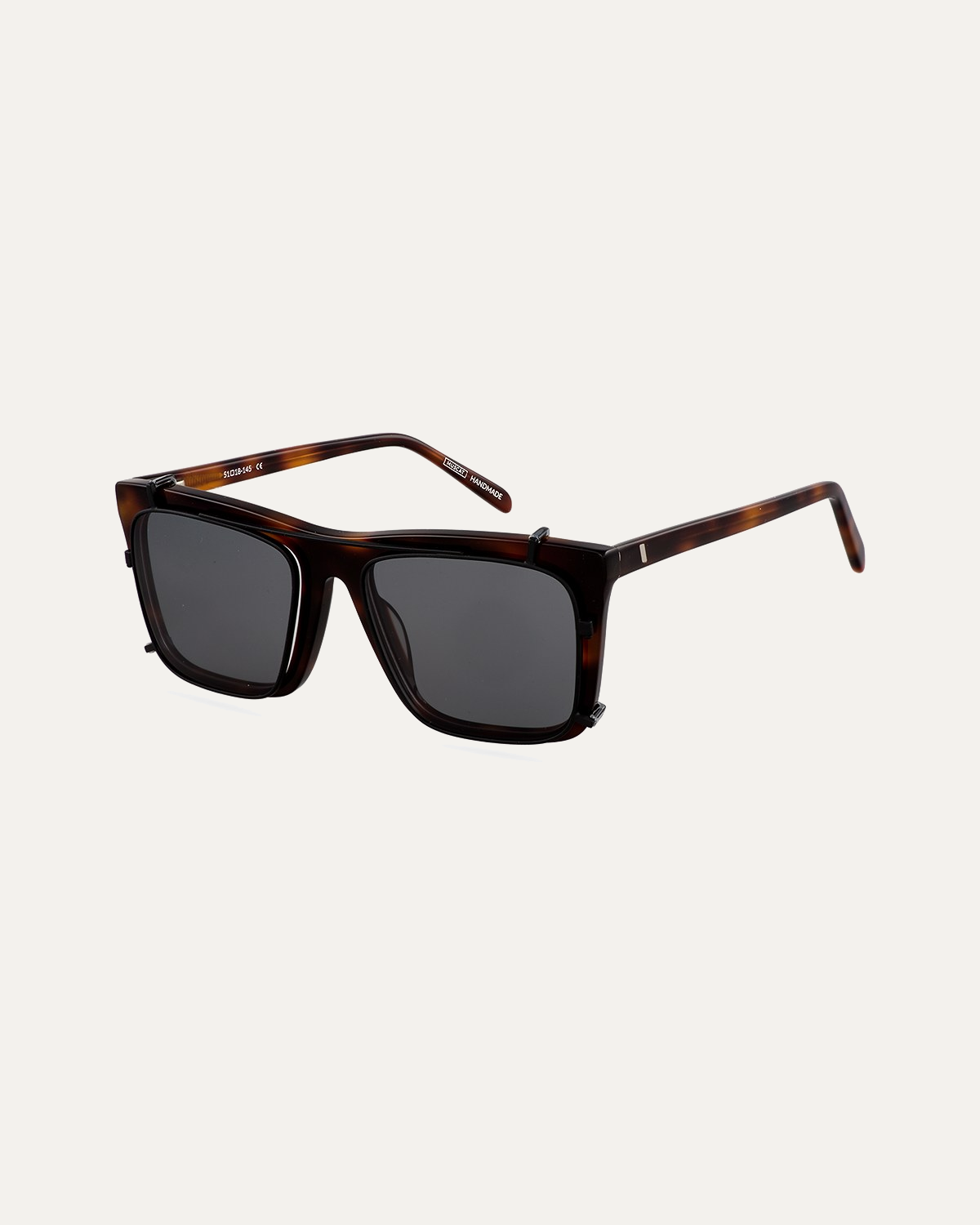 Clip on Sun Yves Matt Black/Smoke