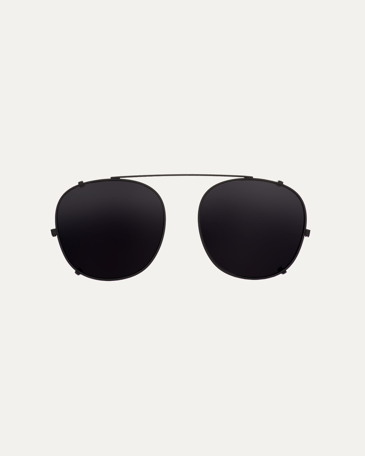 Clip on Sun Leo Wide Matt Black/Smoke
