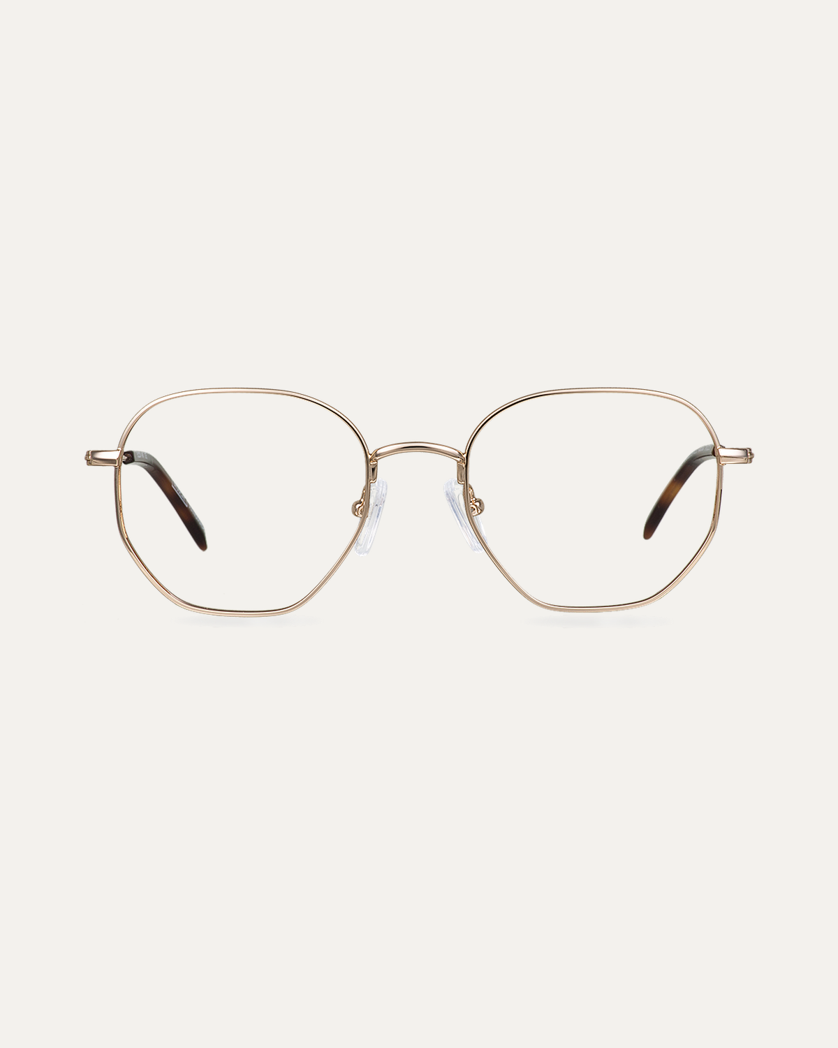 Okulary zerówki Arthur Gold/Spiced Havana