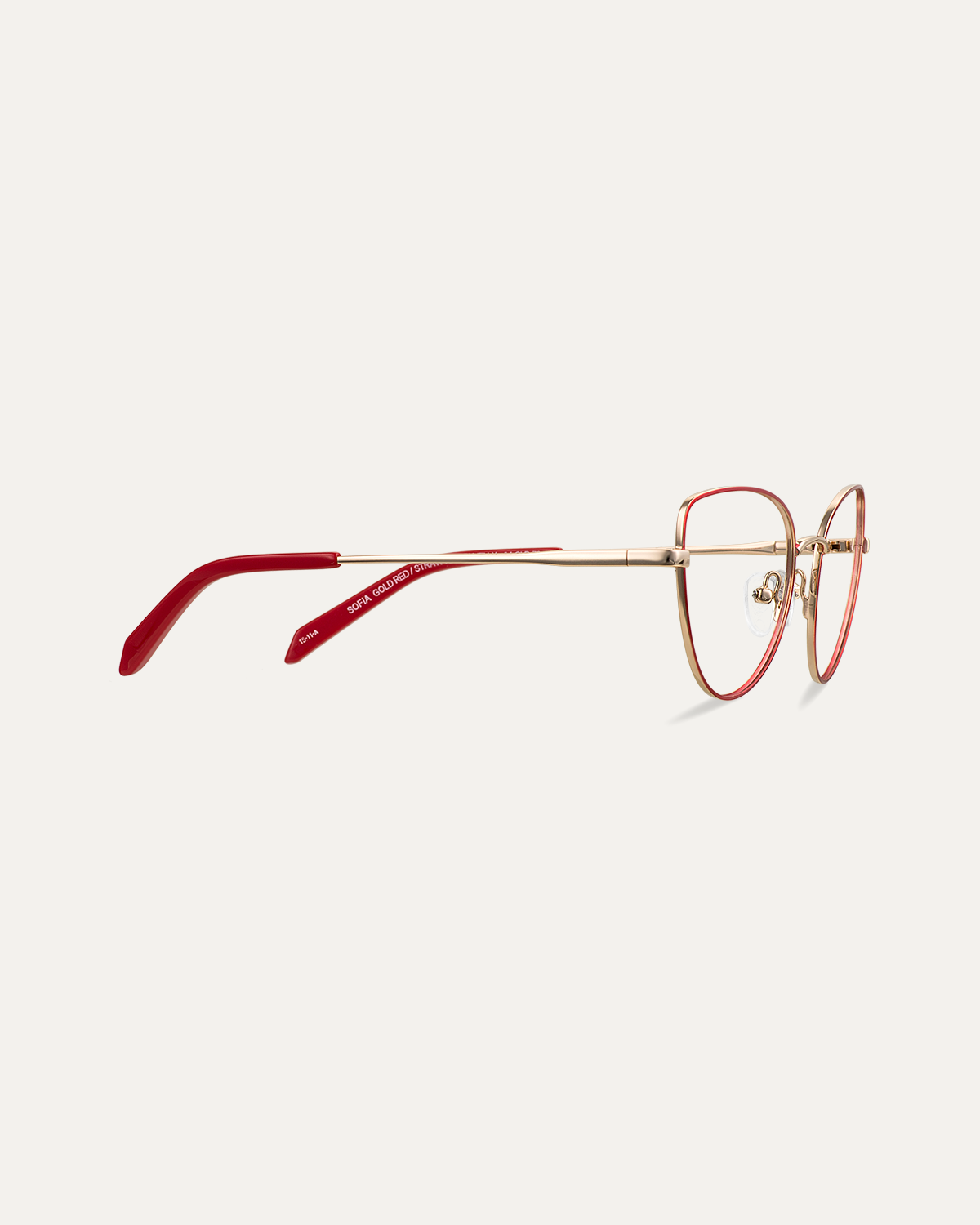 Okulary do komputera Sofia Gold Red/Strawberry Jelly