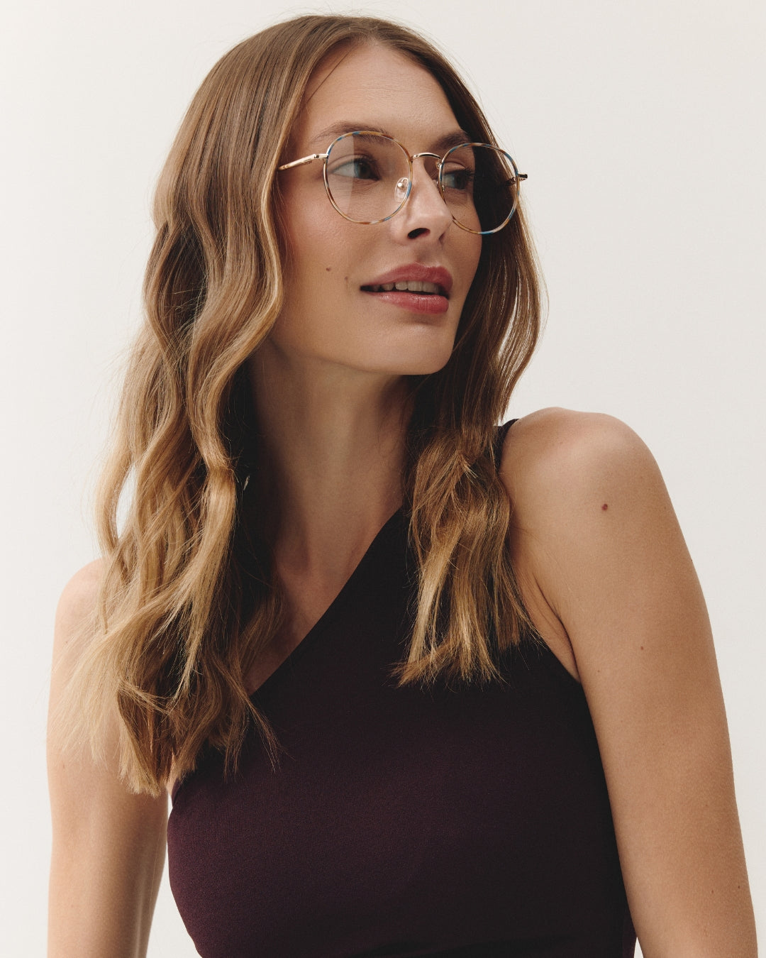 Okulary korekcyjne Kai Gold/Havana Blue