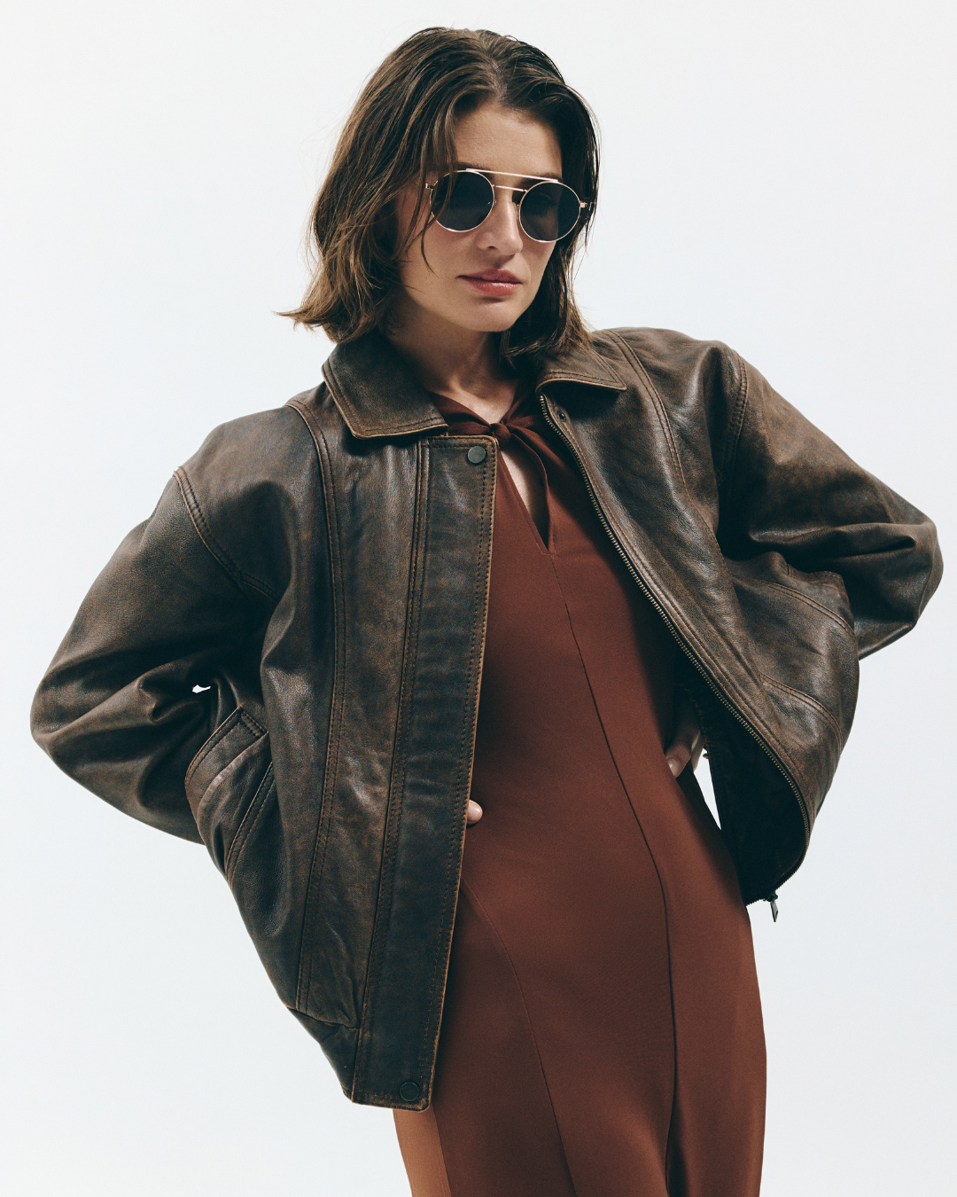 Okulary przeciwsłoneczne Carter Gold/Brown Havana