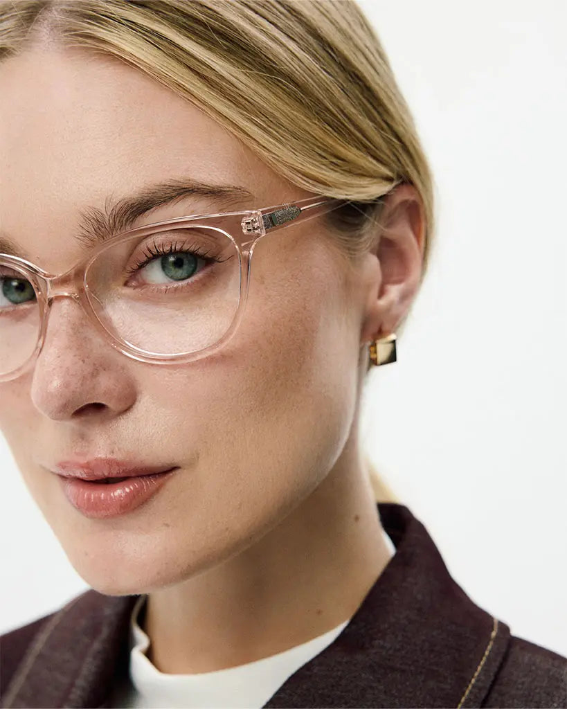 Okulary zerówki Belova Wide Champagne