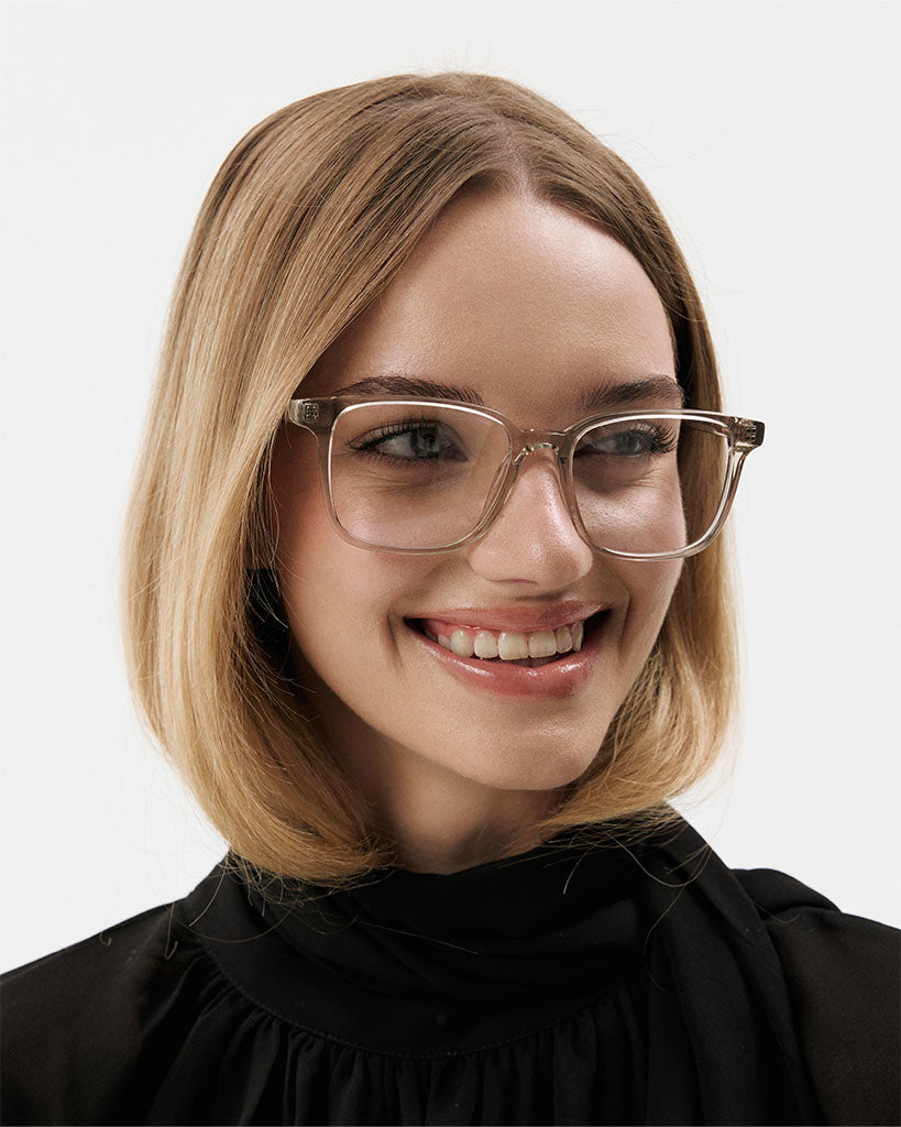 Okulary zerówki Louis Wide Stormy Grey