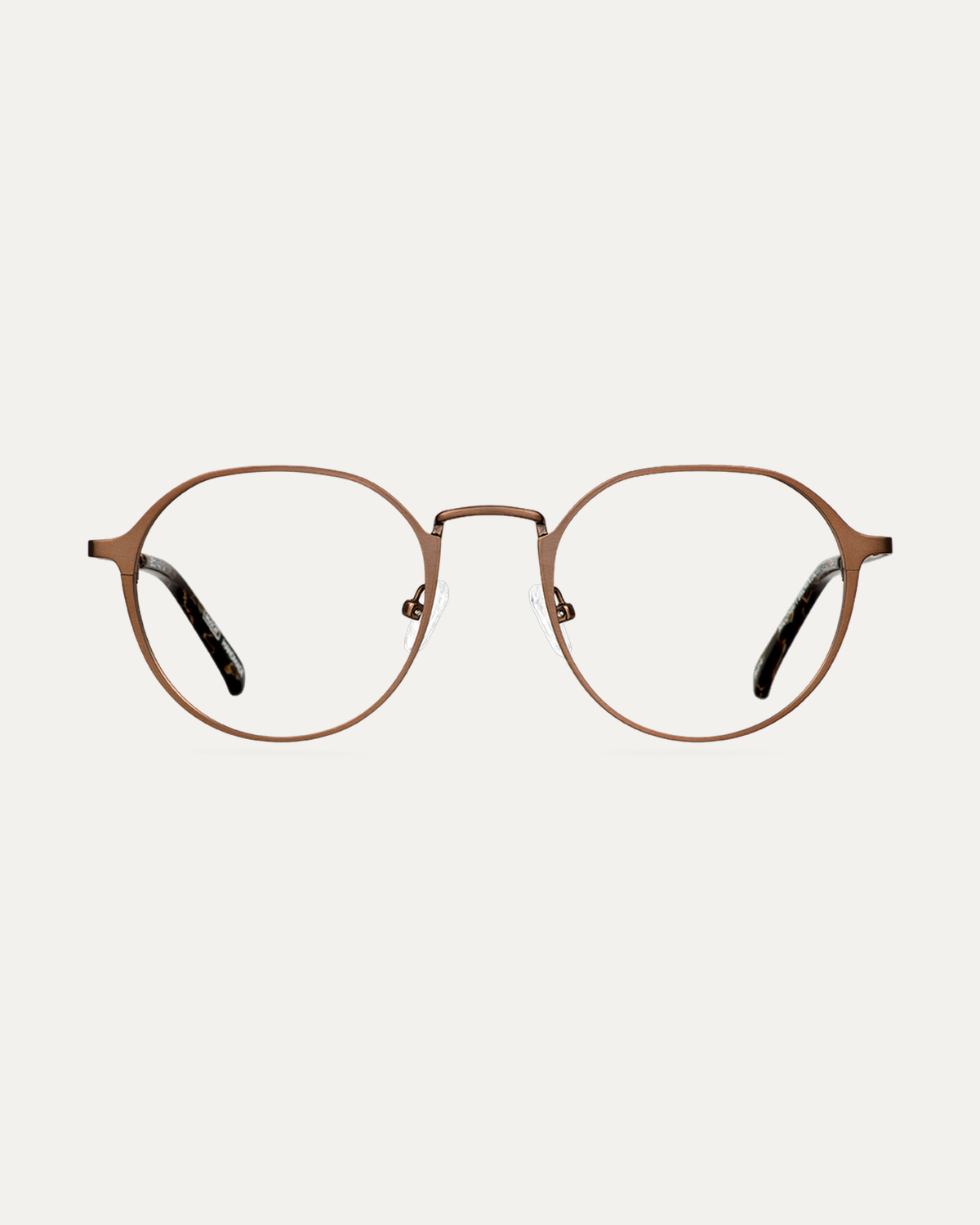 Okulary zerówki Milo Matt Brown/Brown Marble