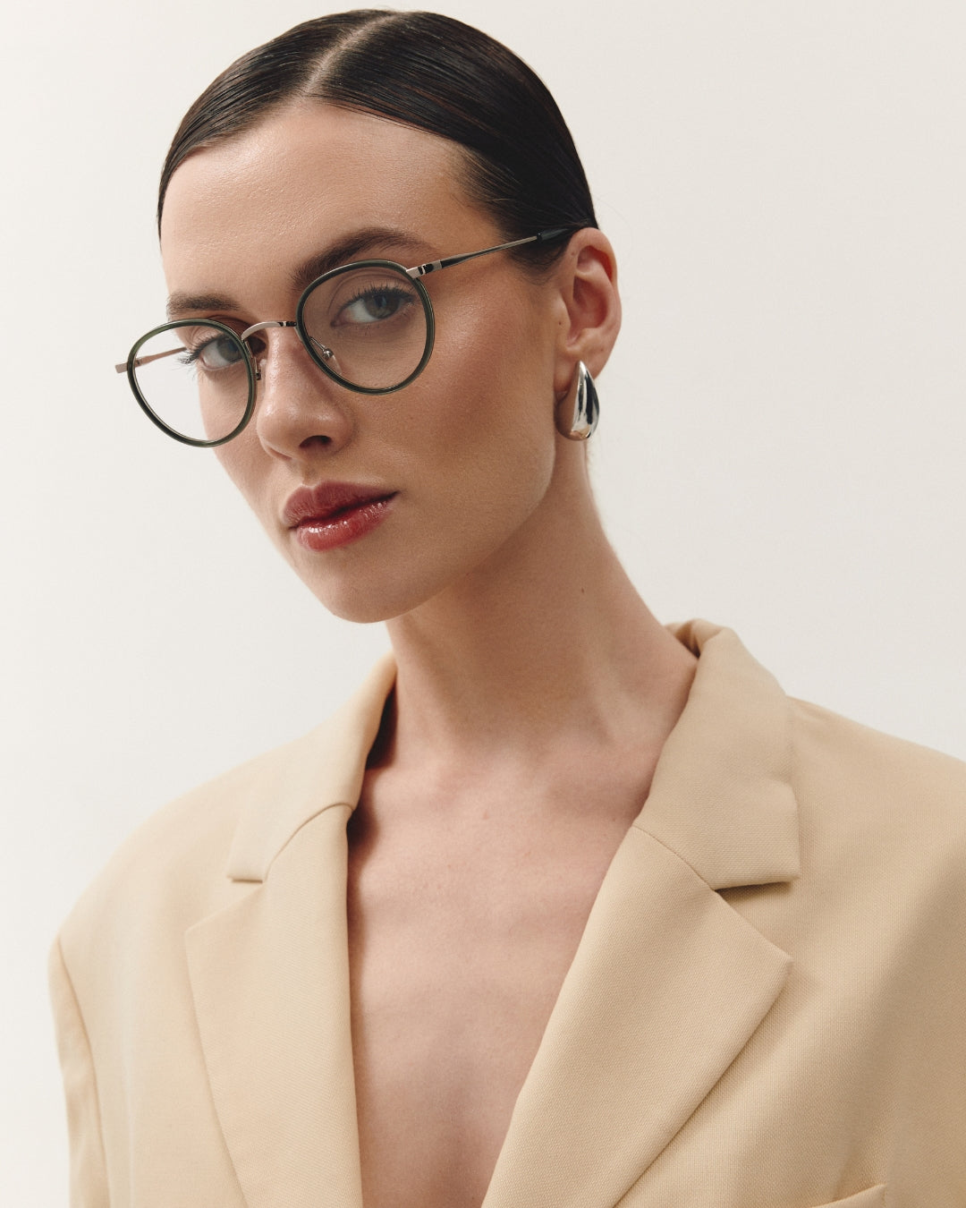 Okulary zerówki Sydney Gunmetal/Pine