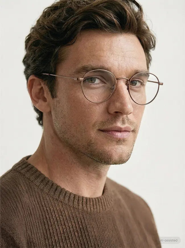 Okulary zerówki Steve Matt Brown/Brown Marble